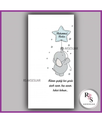 Makrome Anahtarlık İsim Kartı -rs50