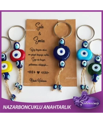 Nikah Şekeri | Kına | Nişan | Söz Hediyeliği Anahtarlık - NS001