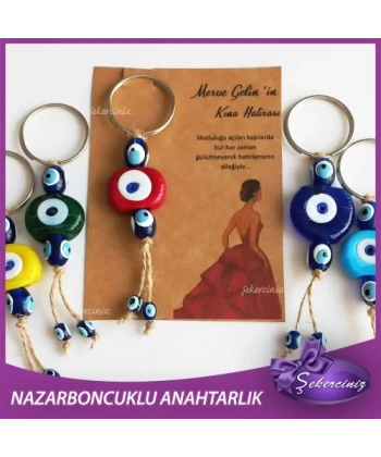 Nikah Şekeri | Kına | Nişan | Söz Hediyeliği Anahtarlık - NS004