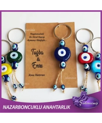 Nikah Şekeri | Kına | Nişan | Söz Hediyeliği Anahtarlık - NS005