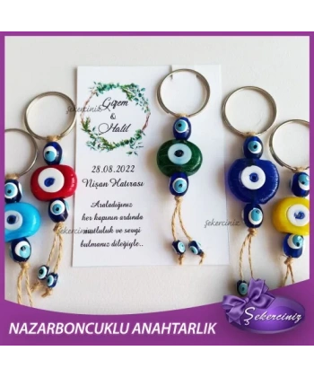 Nikah Şekeri | Kına | Nişan | Söz Hediyeliği Anahtarlık - NS011