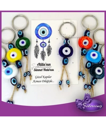 Sünnet Şekeri Nazar Boncuğu Anahtarlık - SS001