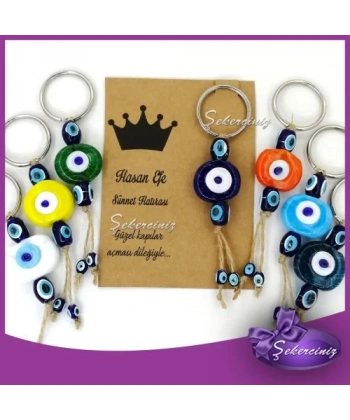 Sünnet Şekeri Nazar Boncuğu Anahtarlık - SS002