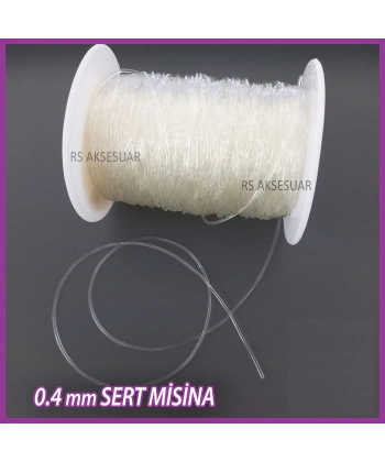 0.4 mm. 10 metre Sert Misina