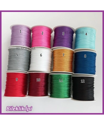 1 mm. 100metre Paraşüt İpi - Kolye Bileklik İpi