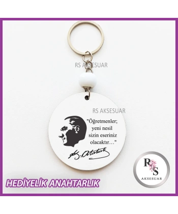 24 Kasım Öğretmen Günü Hediyelik Anahtarlık -UV133