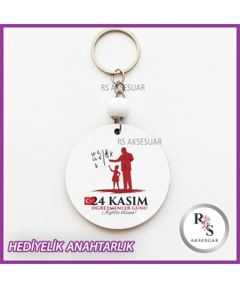 24 Kasım Öğretmen Günü Hediyelik Anahtarlık -UV140
