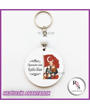 24 Kasım Öğretmen Günü Hediyelik Anahtarlık -UV142