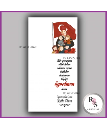 24 Kasım Öğretmenler Günü Hediyelik İsim Kartı - ÖG18
