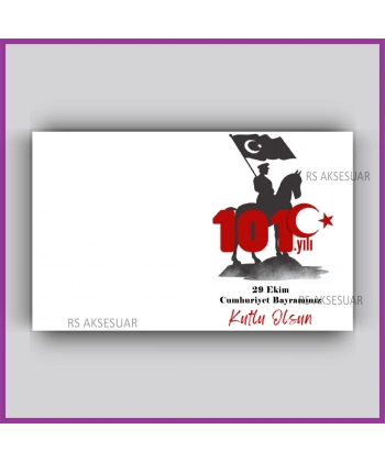 29 Ekim Cumhuriyet Bayramı Hediyelik İsim Kartı