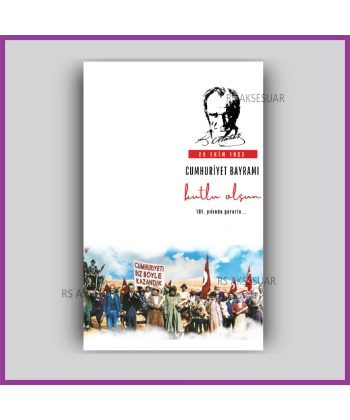 29 Ekim Cumhuriyet Bayramı Hediyelik İsim Kartı