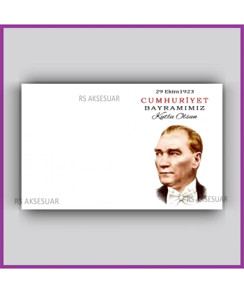 29 Ekim Cumhuriyet Bayramı Hediyelik İsim Kartı