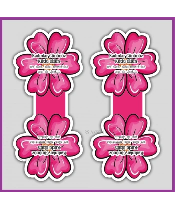 Hediyelik Toka ve Takı Kartı - 8 Mart Kadınlar Günü Hediyelik - KH6336