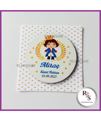 Ahşap Magnet Sünnet Hediyeliği - SS011