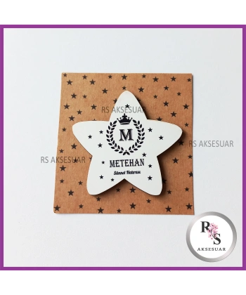Ahşap Magnet Sünnet Hediyeliği - SS019