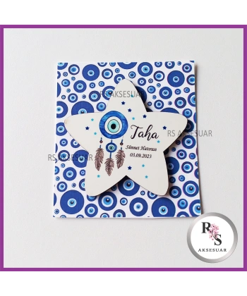 Ahşap Magnet Sünnet Hediyeliği - SS020