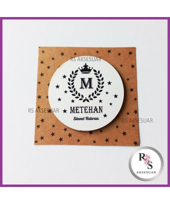 Ahşap Magnet Sünnet Hediyeliği - SS016