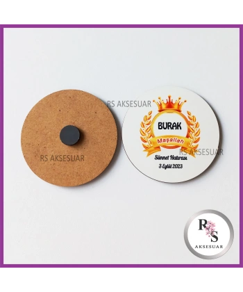 Baskılı Ahşap Sünnet Hediyelik -uv53