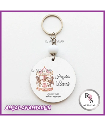 Atlı Karınca Baskılı Anahtarlık -uv71