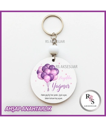 Balon Baskılı Anahtarlık -uv80