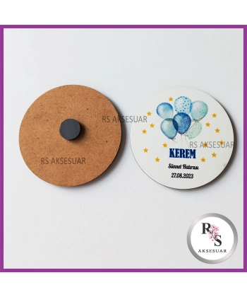 Baskılı Ahşap Sünnet Hediyelik -uv55