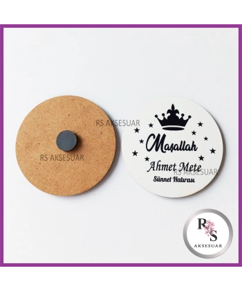 Baskılı Ahşap Sünnet Hediyelik -uv60