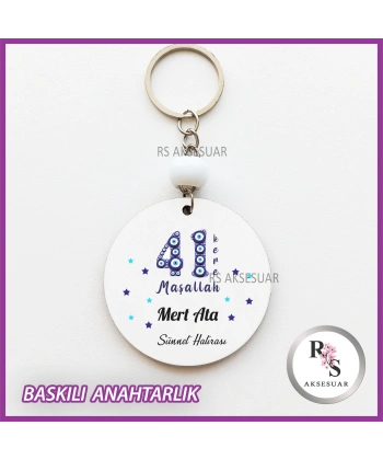 Baskılı Sünnet Anahtarlık -uv116