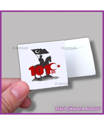 Cumhuriyet Bayramı Hediyelik Madlen Çikolata Kutusu - 29 ekim