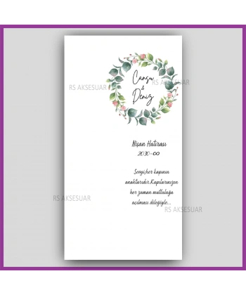 Hediyelik Makrome Anahtarlık İsim Kartı -rs396