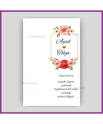 Hediyelik Yıldız Anahtarlık İsim Kartı -rs397