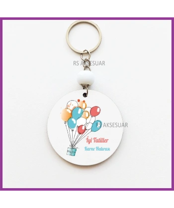 Karne Hediyesi Baskılı Anahtarlık