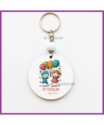 Karne Hediyesi Baskılı Anahtarlık