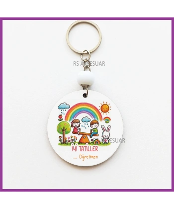 Karne Hediyesi Baskılı Anahtarlık