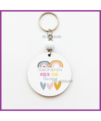 Karne Hediyesi Baskılı Anahtarlık