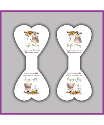 Kişiye Özel Logolu Takı ve Toka Kartı - BS006