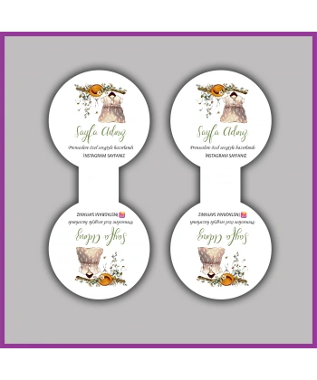 Kişiye Özel Logolu Takı ve Toka Kartı - BS007