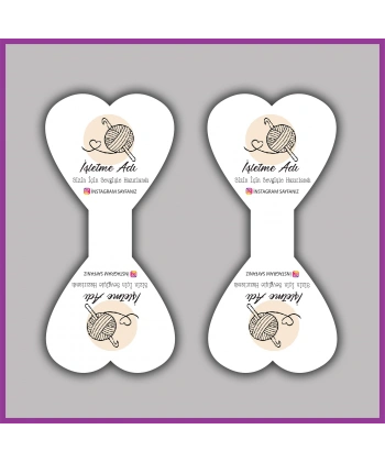 Kişiye Özel Logolu Takı ve Toka Kartı - BS026