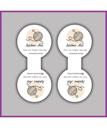 Kişiye Özel Logolu Takı ve Toka Kartı - BS027