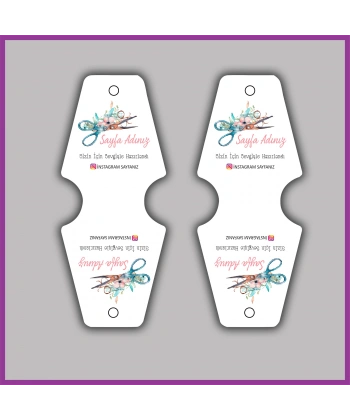 Kişiye Özel Logolu Takı ve Toka Kartı - BS035