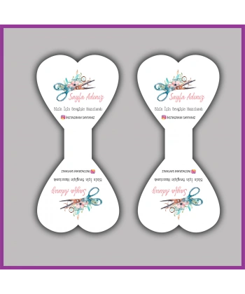 Kişiye Özel Logolu Takı ve Toka Kartı - BS036