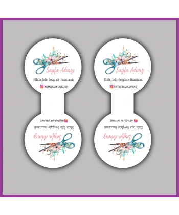 Kişiye Özel Logolu Takı ve Toka Kartı - BS037