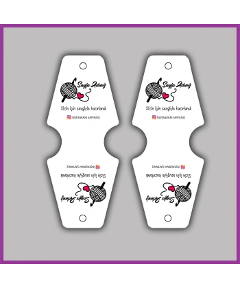 Kişiye Özel Logolu Takı ve Toka Kartı - BS065