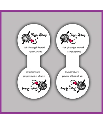 Kişiye Özel Logolu Takı ve Toka Kartı - BS067