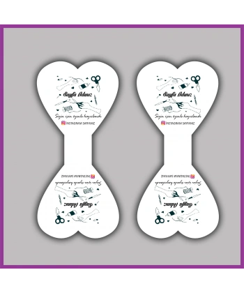 Kişiye Özel Logolu Takı ve Toka Kartı - BS076