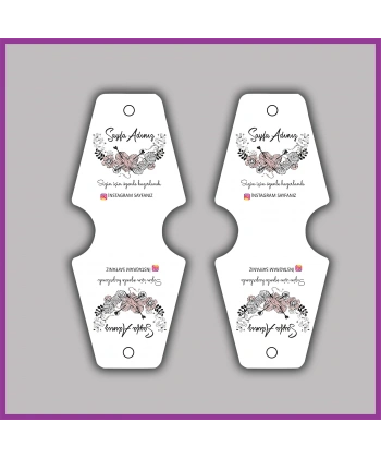 Kişiye Özel Logolu Takı ve Toka Kartı - BS095