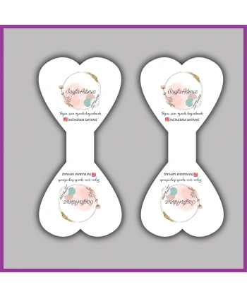 Kişiye Özel Logolu Takı ve Toka Kartı - BS106