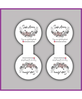 Kişiye Özel Logolu Takı ve Toka Kartı - BS097