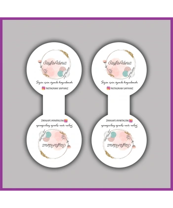 Kişiye Özel Logolu Takı ve Toka Kartı - BS107