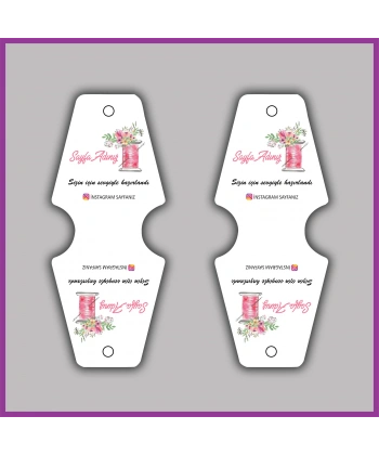 Kişiye Özel Logolu Takı ve Toka Kartı - BS115