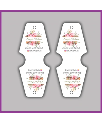 Kişiye Özel Logolu Takı ve Toka Kartı - BS125